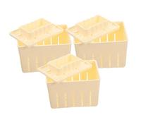 Healifty 3 set Stampo per Tofu Pressare Tofu e Cagliata Utensili per Cucina Facili da e Resistenti