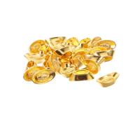 Healifty 30 Pezzi Miniature Alloy Ingots Feng Shui Wealth Ornaments For Home Office Desk Decor Prosperity And Positive Energy