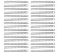Healifty 30 pezzi Righello in Acciaio Inossidabile con Doppia Scala per Appenderlo Righello Tascabile Flessibile per Misurazioni di Precisione in Falegnameria e Chitarra