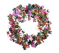 Healifty 300 Pezzi Di Lettere In Legno Per La Prima Educazione Decorazioni In Blocchi Di Legno Piccole