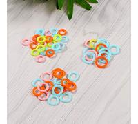 Healifty 300pcs Stitch Markers Marcatori per maglieria in plastica Anelli Smooth Crochet Stitch Marker Ring Maglieria assortiti Contatori Clip ad aghi (colore casuale)