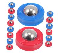 Healifty 32 pezzi Accessori Shuffleboard da Tavolo con Palline Rotolanti e Dischi Mini Pucks Versatile per Giochi di Calcio da Tavolo Facili da Installare e Compatibili con Vari Modelli