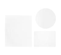 Healifty 3pezzi Gel Press Piastra per Stampa di Piastre in Gel Flessibili e Rotonda Riutilizzabili per Art Journaling Scrapbooking e Forniture per Monotipia Creativa