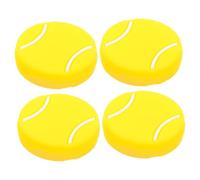 Healifty 4 Pezzi Ammortizzatori Tennis in Silicone Forma di Racchetta Antivibrazione per Racchette Assorbitori di Shock Durevoli e Facili da Applicare per Maggior Comfort e Controllo
