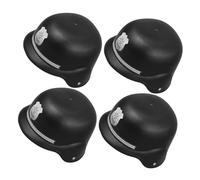 Healifty 4 Pezzi Casco Polizia per Plastica Elmetto Bobby Inglese Realistico Cappelli Costume per Halloween Feste e Recite di Ruolo