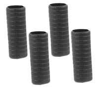 Healifty 4 Pezzi Manicotti in Gomma Per Impugnatura Archetto Di Violino e Contrabbasso, Accessori Per Bastone, Protezione e Riparazione Strumenti a Corda, Sostituzione Pratica Per Musicisti