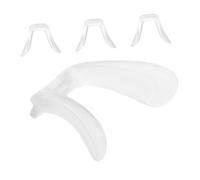 Healifty 4 pezzi Naselli Occhiali Silicone Regolabili con Vite Cuscinetti Ponte Naso Antiscivolo per Montature Occhiali Comfort Adattabile e Resistente