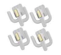 Healifty 4 Pezzi Porta Scarpe da Parete Forma di Cactus Organizer per Pantofole da Bagno Scarpiera da Appendere con Ganci Portascarpe Resistente all’Umidità in Abs e Pet Compatto per Porta