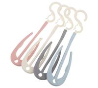 Healifty 4 pezzi Scarpiera in Plastica Resistente con Ganci Appendibili Organizer Compatto per Asciugatura Scarpe Portatile per Balcone Soggiorno e Casa Colorati