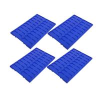 Healifty 4 Pezzi Supporto per Vetrini Microscopici in Plastica Spessa con Scomparti Essiccatore Strati Ventilato per Laboratorio Scientifico Velocizza Asciugatura Campioni per Ricerca e