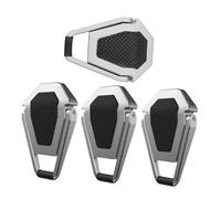 Healifty 4 pezzi Supporto Portatile Invisibile per Computer da Mini Piedi Adesivi Ergonomici in Lega di Zinco Raffreddamento Migliorato e Design Pieghevole per Scrivania