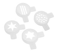 Healifty 4 Pezzi Ugelli Modellabili per Macchina Del Gelato Set per Gelati Visivamente Accattivanti Facili da Usare per Negozi e Ristoranti
