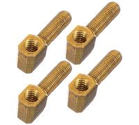 Healifty 4 Pezzi Vite per Bastone di Violoncello Gialla Accessori Professionali per Parti di Rana Ricambi Resistenti per Strumenti a Corda Kit Riparazione Bastone per Musicisti