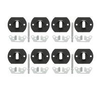 Healifty 4 Set Connettori ad Incastro per Divano Componibile, Staffe di Collegamento in Metallo per Mobili Modulari, Morsetti di Fissaggio Senza Attrezzi per Divani Sezionali, Ricambi