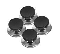 Healifty 4 Set Manici per Coperchi Pomelli Ricambio con Viti per Padelle e Vaporiere alle Temperature e Facile Manutenzione Compatibili con Utensili