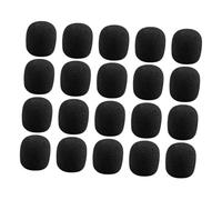 Healifty 40 pezzi Coperture in Schiuma per Microfono Lavalier Antivento Resistenti e Morbide per Studio Conferenze e Palchi Protezione da Soffi e Umidità