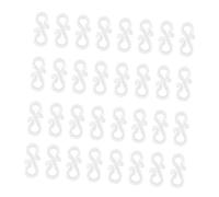 Healifty 48 pezzi Ganci per Luci Natalizie da Gutter Hooks per Decorazioni Esterne Facili da Installare e Sicuri per Stringhe Luci Ottimi per Feste e Natale