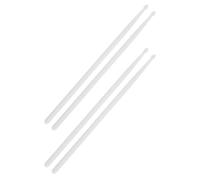 Healifty 4pezzi Bacchetta per Batteria Fluorescente Bacchetta per Batteria Percussione per Pratica di Bacchette Bianche