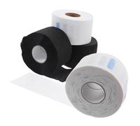 Healifty 4rotoli Carta per Collo Striscia Monouso Bianco e Nero di Carta per Collo per Taglio Capelli e Trucco Forniture Essenziali per Saloni e Uso Domestico