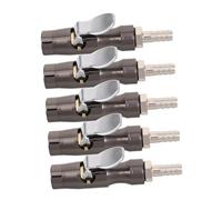 Healifty 5 Set Di Mandrini Ad Aria Compressa Tubo Flessibile Mandrino Di Bloccaggio Per Impieghi Gravosi Compressore D'Aria Manometro Per Pneumatici Mandrino Di Gonfiaggio Con