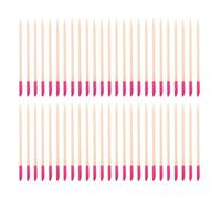 Healifty 50 Bastoncini Spingi Cuticole in Legno Doppia Estremità per Manicure e Pedicure Strumenti Monouso per Levigatura e Lucidatura Unghie Fai da Te Set Professionale per Cura Unghie