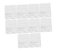 Healifty 50 Pezzi Bustine Protettive per Carte Collezionabili Compatibili con Album Standard Design Caricamento dall per Fotografie Biglietti da Visita e Carte da Resistente