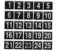 Healifty 50 Pezzi Cartoncini Numerici da Segnaposto Lato per Matrimoni Ristoranti Bar e Facile Visibilità e Uso Robusto