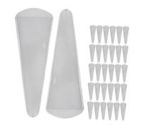 Healifty 50 Pezzi Coperture Protettive per Forbici in PVC Trasparente Custodia per Forbici da Parrucchiere e Barbiere Protezione Punte Sottili e Tensione Accessorio Leggero per Riporre