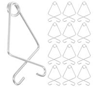 Healifty 50 Pezzi Ganci per Soffitto in Metallo, Clip per Controsoffitti Resistenti per Decorazioni Nuziali e Aule, Ganci per Appendere Opere D'arte e Oggetti Decorativi Installazione