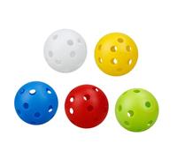 Healifty 50 pezzi Palline da Golf Colorate Forate per Allenamento Indoor e Outdoor Palline da Pratica Swing per Tutti i Peso Bilanciato per Dritto Completo