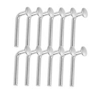 Healifty 50pezzi Perni Di Bloccaggio Caduta Per Scaffalature Per Pallet Bulloni Di Sicurezza in Clip Per Scaffalatura Di Stoccaggio Pesante