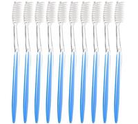 Healifty 50pezzi Spazzolini Da Dente Morbida Di Spazzolini Da Viaggio Portatili Pulizia Profonda Per Uso Esterno Comodo Da Usare Senza Lavaggio