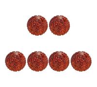 Healifty 6 Pezzi Artigianato Intaglio Palline Baoding Meditazione Massaggio In Legno Ornamento Ornamento Di Decompressione Decorazione Tavolo Giocattoli Di Decompressione Decorazione