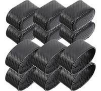 Healifty 6 pezzi Cuscini per Orologi Fibra Carbonio Cuscini per Braccialetti e Gioielli Espositore per Scatole e Negozi Design per Orologi e Accessori