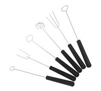 Healifty 6 Pezzi Forchette Fonduta Acciaio Inossidabile Multiuso per Formaggio Cioccolato e Frutta Strumenti per Dessert e Dipping Cucina Design Ergonomico e Compatto per Casa e Outdoor