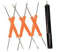 Healifty 6 pezzi Kit Strumenti Ausiliari per Saldatura Doppia Faccia con Aspiratore Dissaldante per Manutenzione Pcb e Riparazioni Elettroniche Colore Casuale Colore Casuale