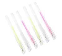 Healifty 6 pezzi Pennarelli Portatili per Tracciatura Sopracciglia e Posizionamento Multiuso Penna Marcatura Precisa e Resistente Sbiadimento per Trucco e Design Colori Bianco Rosa e Verde