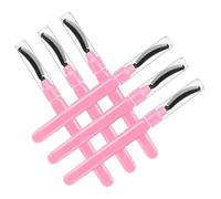 Healifty 6 pezzi Pennelli Mascara in Silicone con Copertura Protettiva Spazzole per Ciglia e Sopracciglia Strumento Multiuso per Trucco Occhi per Applicare e Pettinare Ciglia in Viaggio