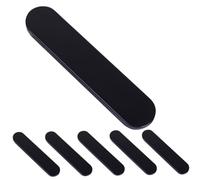 Healifty 6 pezzi Scatola per Matite in Metallo Astuccio Cancelleria Robusto in Lamiera per Studenti Organizer Penne e Pennarelli Contenitore Portapenne per Scuola e Ufficio Colore Nero con