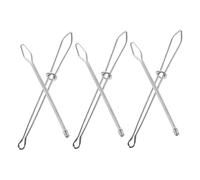 Healifty 6 Pezzi Strumento per Stringhe Felpa Ergonomico con Pinzette e Clip Elastico Filo Scorrevole per Cintura Accessori Cucito per Riparazioni Abbigliamento Facili e Veloci