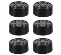 Healifty 6 pezzi Tappi per Chitarra in Plastica Nera Coperture Resistenti per Piedini Effetto Chitarra Facili da Installare e Smontare Accessori per Pedaliera Elettrica Sostitutivo