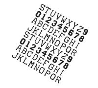 Healifty 72 pezzi Toppe Termoadesive Lettere e Numeri per Abbigliamento Patch Creative per Cucito e Te Adatte Magliette Cappelli Jeans Borse e Vestiti