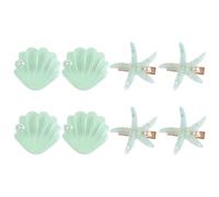 Healifty 8 Forcine per Chioma Stella Marina e Conchiglia, Fermagli Decorativi per Ragazze, Accessori per Copricapo da Festa, Resistenti e Comodi, Set da 8 Pezzi per Tutte le Età