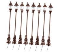 Healifty 87, Lampioni Decorativi per Casa delle Bambole, Accessori per Diorama e Decorazione di Paesaggi in Scala