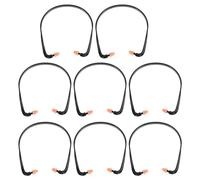 Healifty 8pezzi Tappi Auricolari Silicone Fascia Riutilizzabili e Lavabili Per Studio e Protezione e