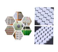 Healifty 900 pezzi Adesivi Tondi Autoadesivi Bianco Nastro Doppia Faccia Resistente per Tessuti e Pareti Gancio e Anello Durevole e Facile da Staccare