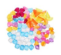 Healifty 96 Pezzi Ghiaccio Riutilizzabili Plastica Colorata Congelamento Rapido Non Diluiscono Bevande Sicuri per Alimenti per Cocktail e Rinfrescare Drink