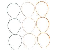 Healifty 9pezzi Fascia Per Capelli in Plastica Da Donna Fascia Per Trucco Per Lavarsi Viso Accessori Per Capelli Di Fasce Per Spa Per Trucco Del Viso