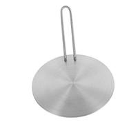 Healifty Adattatore Piastra di Conduzione del Calore 18cm in Metallo Manico Smontabile Diffusore di Calore per Piano Cottura a Induzione e Fornello a Gas Uso Cucina