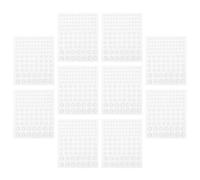 Healifty Adesivi Autoadesivi per Scrapbooking 10 Pezzi, Decorazioni Trasparenti a Gocce di Rugiada Simulate per Abbellimenti Biglietti Fai da Te e Accessori Creativi